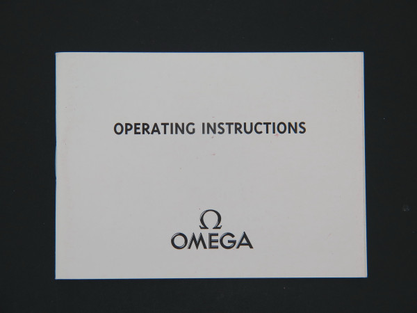 Omega - Operating Instructions Booklet for cal. 1109/1111/1120/2500