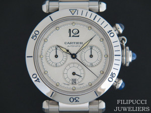 Cartier Pasha Seatimer  Chronograph W31030H3