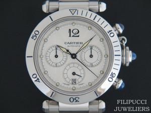 Cartier Pasha Seatimer  Chronograph W31030H3 