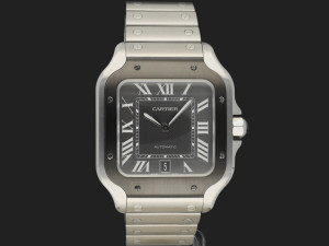 Cartier Santos Large Date ADLC Steel Roman Dial WSSA0037 