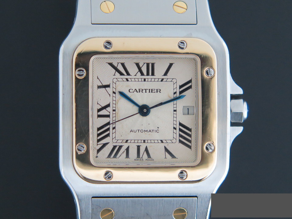 Cartier Santos Galbee XL Steel Gold W20058C4 Watches Filipucci Juweliers