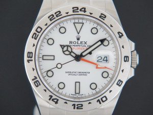 Rolex Explorer II White Dial 216570 NEW 