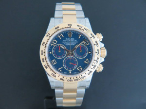 Rolex Daytona Gold/Steel  NEW 116503   Blue Dial