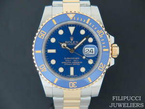 Rolex  Submariner Date Gold/Steel  Blue Dial 116613LB   