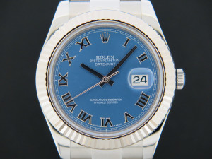 Rolex Datejust II Azzurro Dial 116334