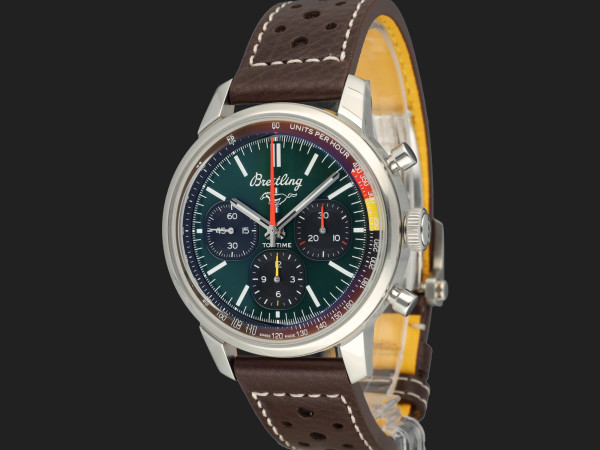 Breitling - Top Time B01 Ford Mustang Green Dial AB0176 NEW