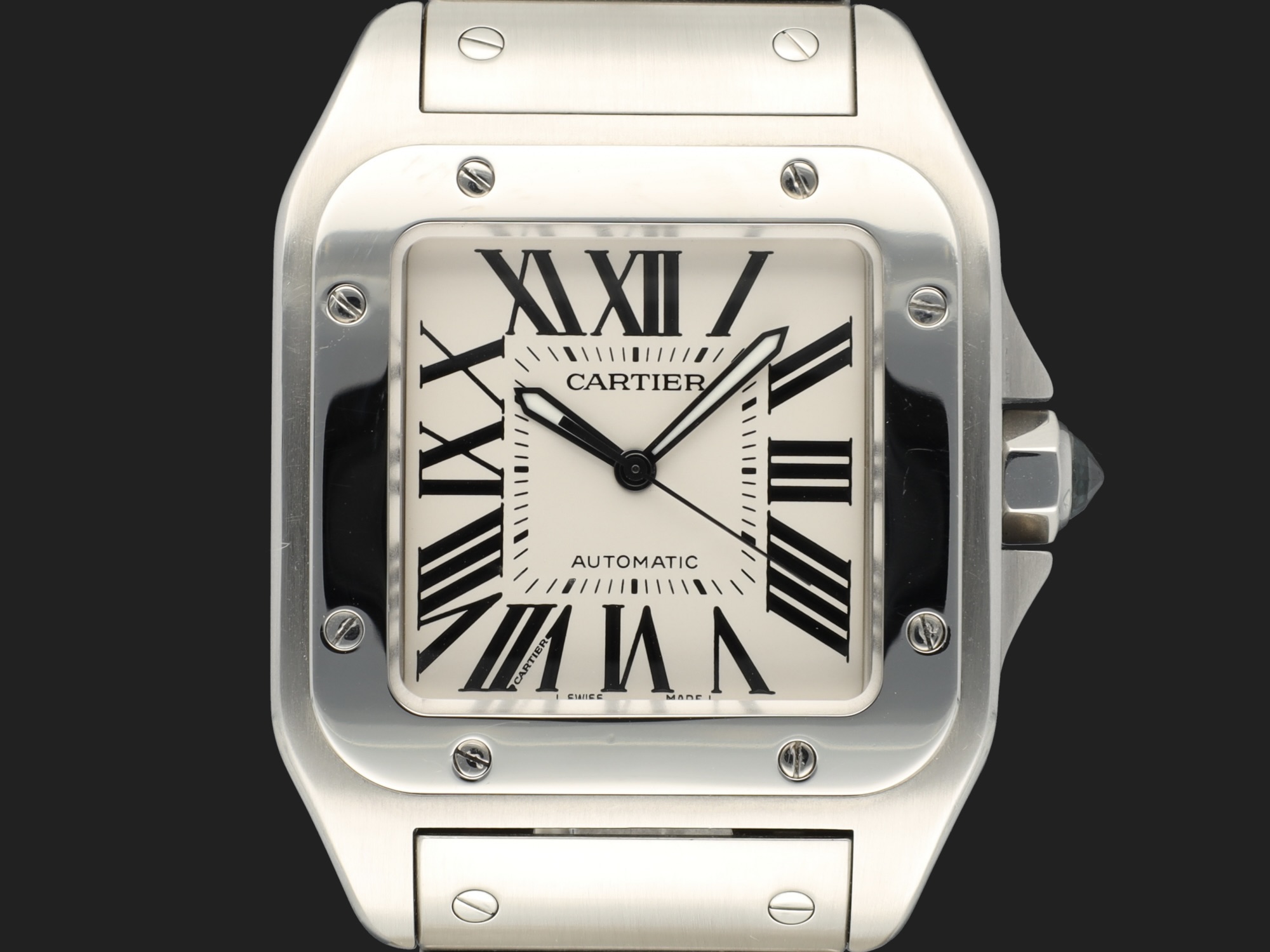 Cartier Santos 100 XL Steel W20076X8 2656 Watches Filipucci Juweliers