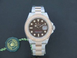 Rolex Yacht-Master Everosegold/Steel Chocolate Dial NEW 116622