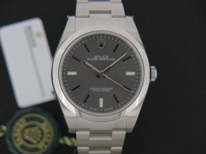 Rolex Oyster Perpetual Dark Rhodium NEW 114300