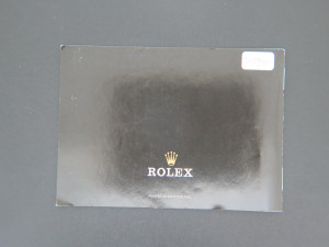 Rolex Oyster Booklet English