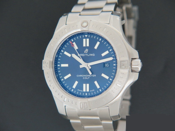 Breitling - Chronomat Colt Automatic Blue Dial 44 NEW A17388