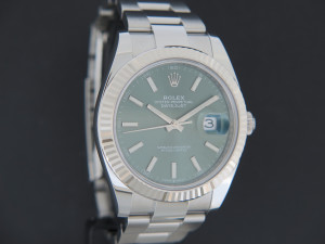 Rolex Datejust 41 Mint Green Dial 126334 NEW