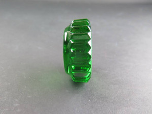 Rolex Paperweight green crystal Triplock  