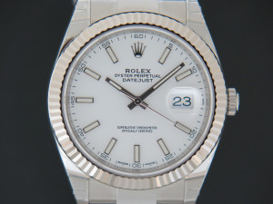 Rolex Datejust 41 White Dial NEW 126334     