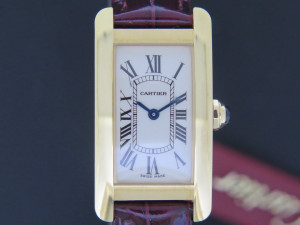 Cartier Tank Americaine SM Yellow Gold NEW W2601556