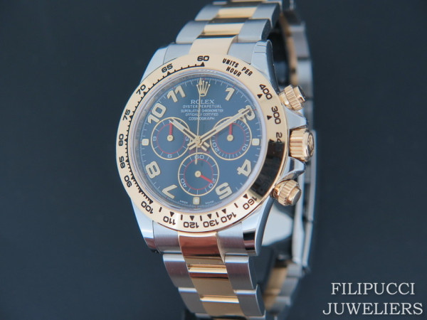 Rolex - Daytona Gold/Steel  NEW 116503   Blue Dial Partial Stickers  