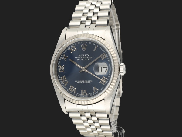 Rolex - Datejust 36 Blue Roman Dial 16234