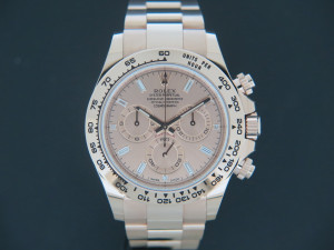 Rolex Daytona Everose 116505 Sundust Baguette Dial