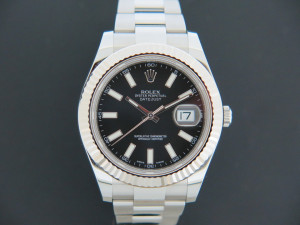 Rolex Datejust II Black  Dial 116334