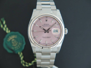 Rolex Datejust 116234 NEW  Pink Dial