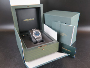 Audemars Piguet Royal Oak 15551ST.ZZ.1356ST.02 Blue Dial 