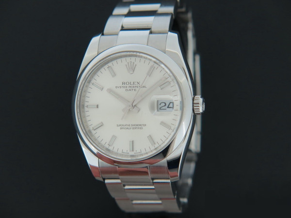 Rolex - Date Silver Dial 115200   