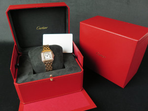 Cartier Panthere MM Rose Gold Diamond Bezel WJPN0009