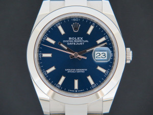 Rolex Datejust 41 Blue Dial 126300