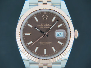 Rolex Datejust 41 Everose/Steel Choco Dial 126331 