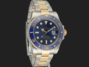 Rolex  Submariner Date Gold/Steel Blue Dial 116613LB