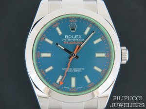 Rolex Milgauss GV Blue NEW 116400GV   2020   