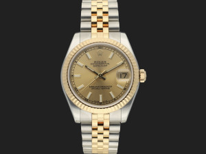 Rolex Datejust 31 Gold/Steel Champagne Dial 178273