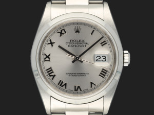 Rolex Datejust Rhodium Roman Dial 16200 