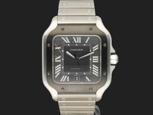 Cartier Santos Large Date ADLC Steel Roman Dial WSSA0037