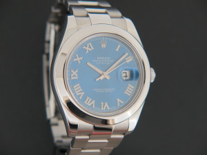 Rolex Datejust II Azzurro Dial 116300 