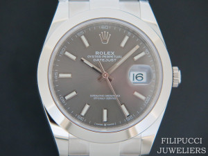 Rolex Datejust 41 NEW 126300 Dark Rhodium