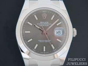 Rolex Datejust 41 NEW 126300 Dark Rhodium 