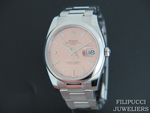 Rolex - Date Pink Dial 115200 