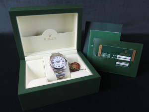 Rolex Air-King 34 White Arab Dial 114200