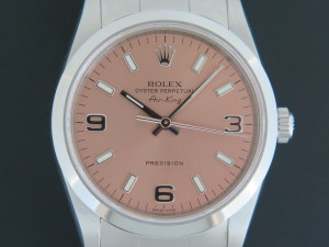 Rolex Air-King Pink Dial 14000