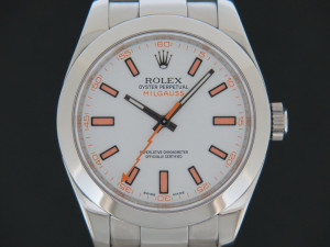 Rolex Milgauss 116400 White Dial