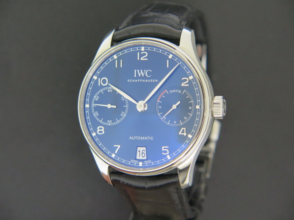 IWC - Portugieser 7-Days Automatic Blue Dial IW500710