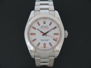 Rolex Milgauss White Dial 116400