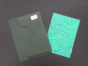 Rolex Card Holder + Translation Booklet.