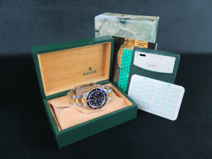 Rolex Submariner Date Gold/Steel 16613 Purple Dial