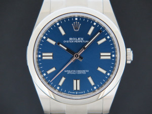 Rolex Oyster Perpetual 41 Blue Dial 124300 NEW