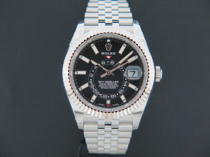 Rolex Sky-Dweller Black Dial 326934 NEW 