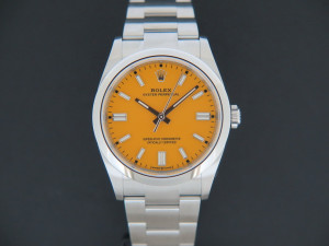 Rolex Oyster Perpetual 36 Yellow Dial 126000 NEW 