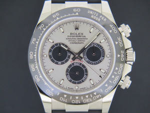 Rolex Daytona White Gold Steel/Black Dial 116519LN NEW
