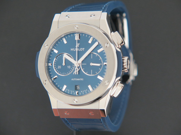 Hublot - Classic Fusion Chronograph Blue 541.NX.7170.RX NEW